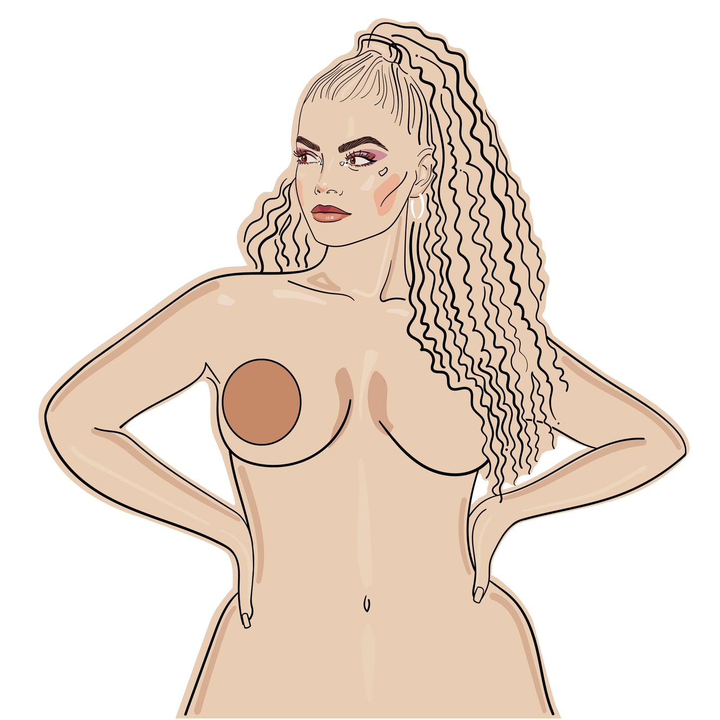 Seamless Nipple Cover – Silicone By BRahh 'n' Shape®