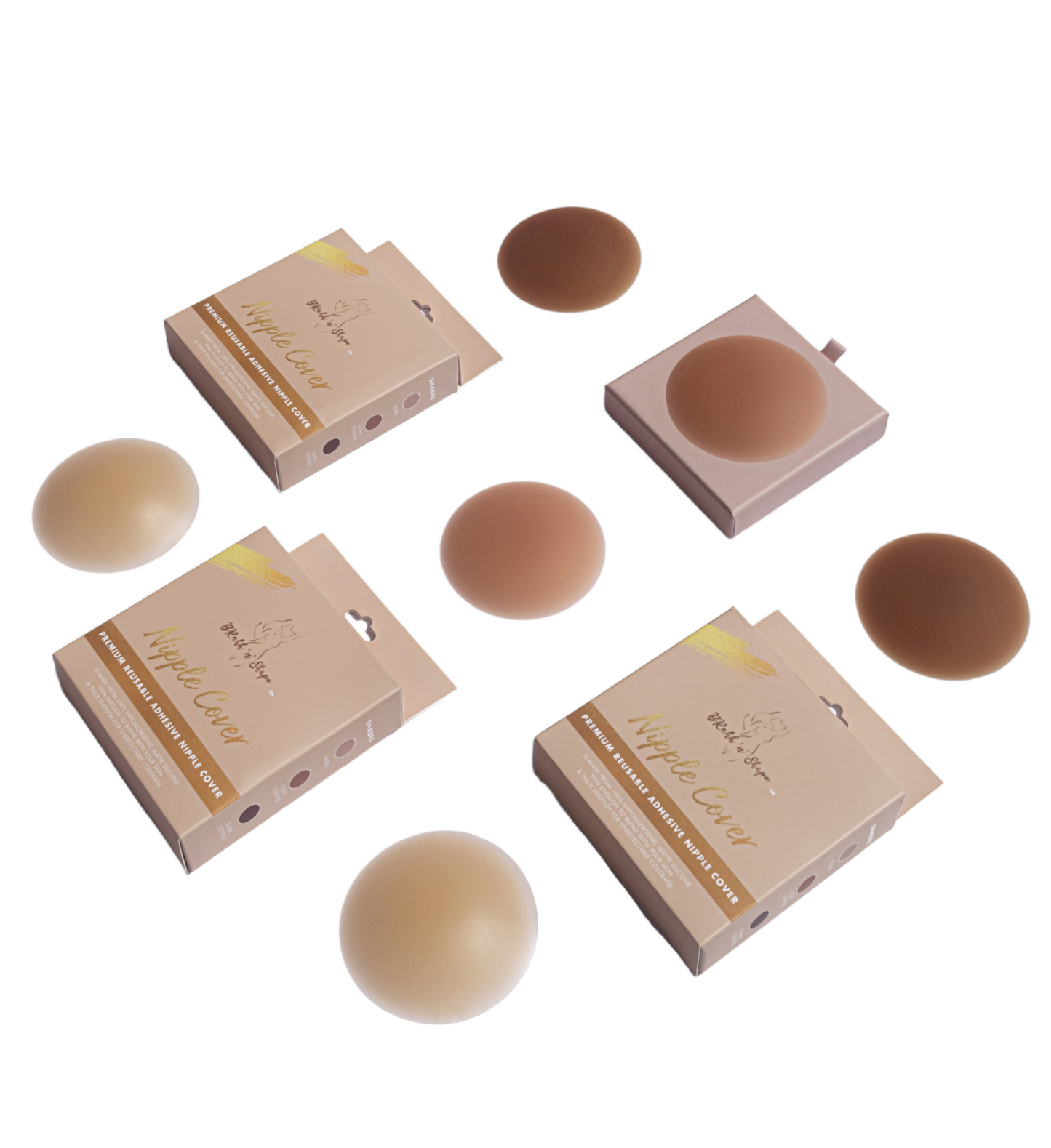 Seamless Nipple Cover – Silicone By BRahh 'n' Shape®