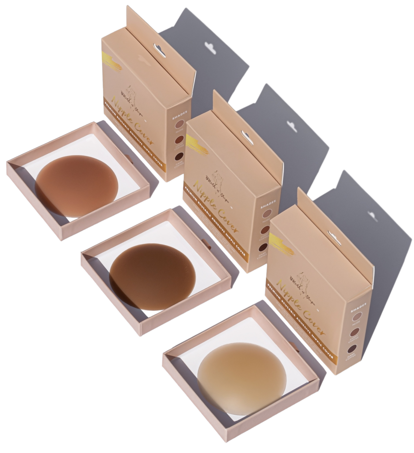 Seamless Nipple Cover – Silicone By BRahh 'n' Shape®